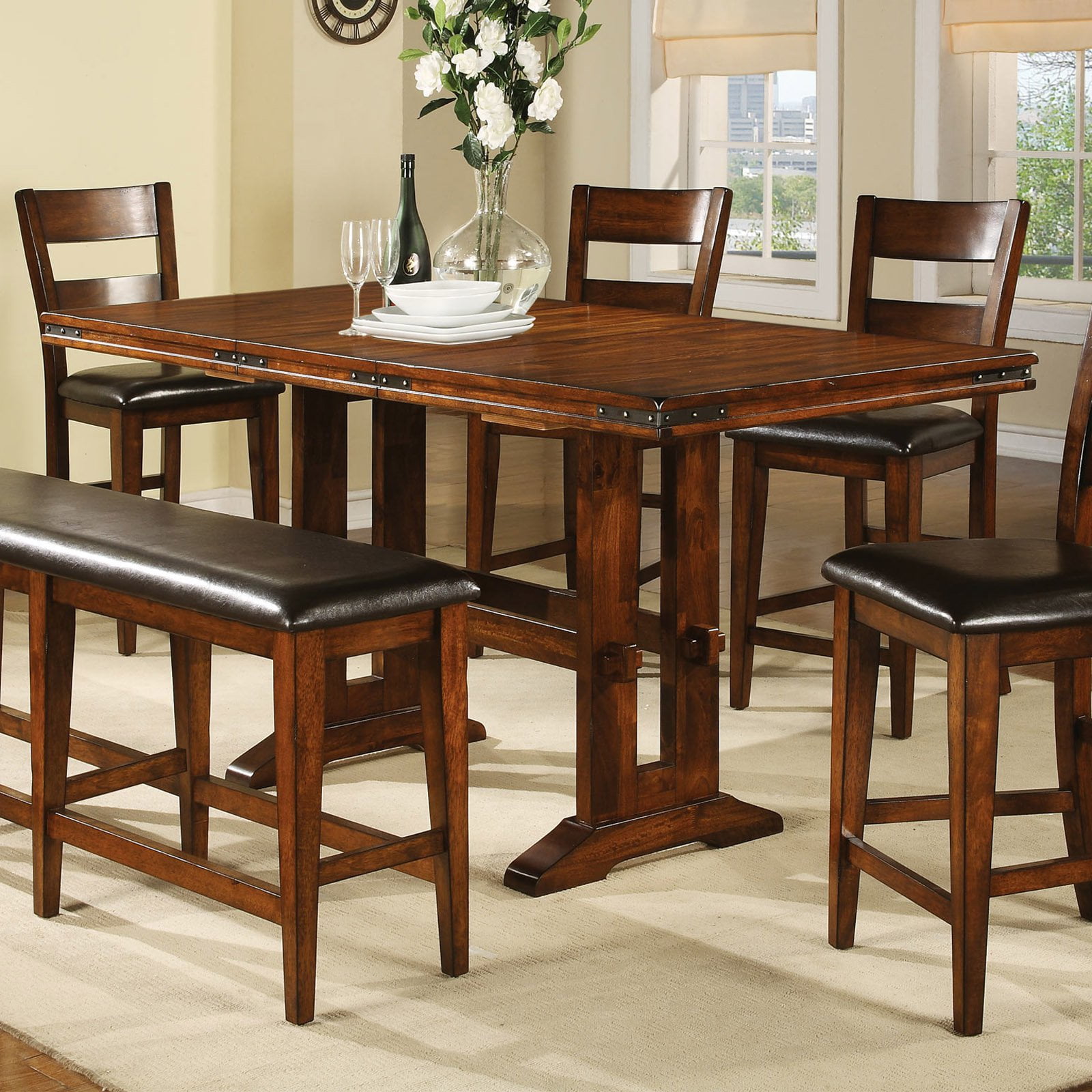 Winners Only Mango 6 Piece Counter Height Dining Table Set