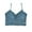 Blue, variant on Penkiiy Women Bras Women Solid Underwired With Breast Pad Sexy Lace Lingerie Everyday Bras Blue Bras