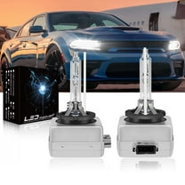 FZPJJNB Charger D3S HID Headlight Bulb, White 6000 K Automotive Bulb Fits Dodge, 2 Pack