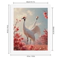 thumbnail image 2 of Paint By Numbers Kit for Adults Beginner - DIY Cranes Blossoms Springtime Scene Canvas Painting Kits for Adults, Frameless Paint By Number for Adults for Home Wall Decor 16x20 Inch, 2 of 7