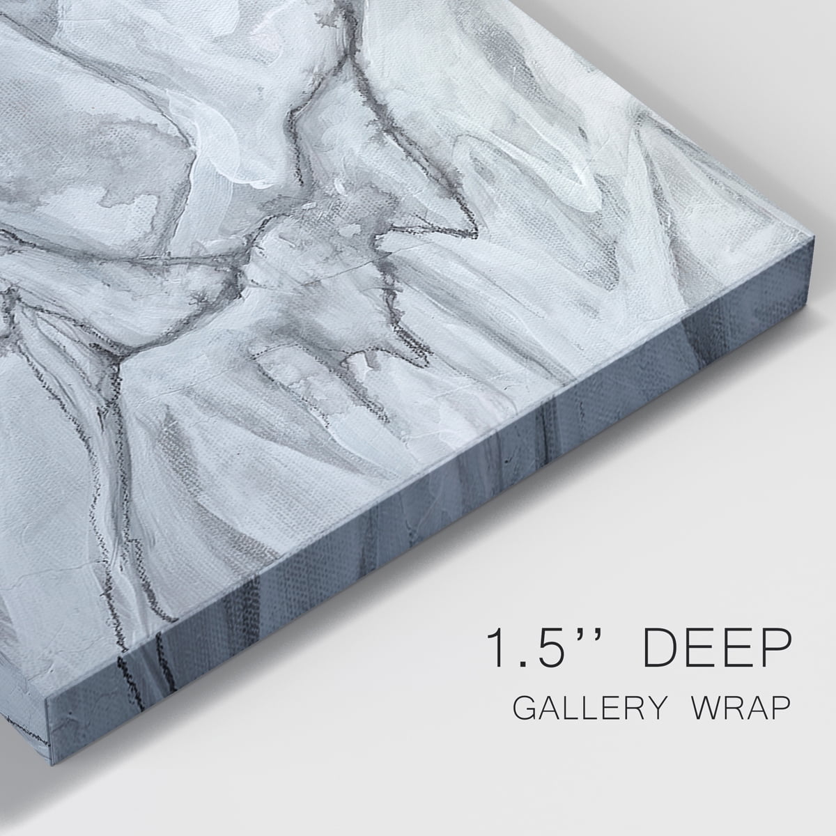Marbled White I Premium Gallery Wrapped Canvas - Ready to Hang - 18 x 27 Each