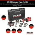 thumbnail image 2 of RIDGID 78198 RP 251 Press Tool Battery Kit with ProPress Rings 1/2"-1-1/4" and C1 Actuator, 2 of 8