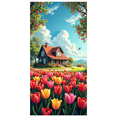 thumbnail image 7 of LUUFILx Spring Tulip Garden Backdrop Banner Home Party Event Decor Photography Background Scenic Celebration Scene Country House Outdoor Photoshoot, 7 of 7