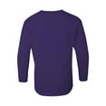 thumbnail image 3 of Gildan - Heavy Cotton Youth Long Sleeve T-Shirt - 5400B - Purple - Size: S, 3 of 3