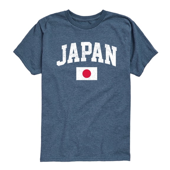 Instant Message - Japan Flag - Youth Short Sleeve Graphic T-shirt