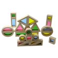 thumbnail image 3 of 24 piezas de acrílico Arco Iris juguete educativo torre pila niños bloque de construcción de madera Likrtyny juguetes de los niños, 3 of 6