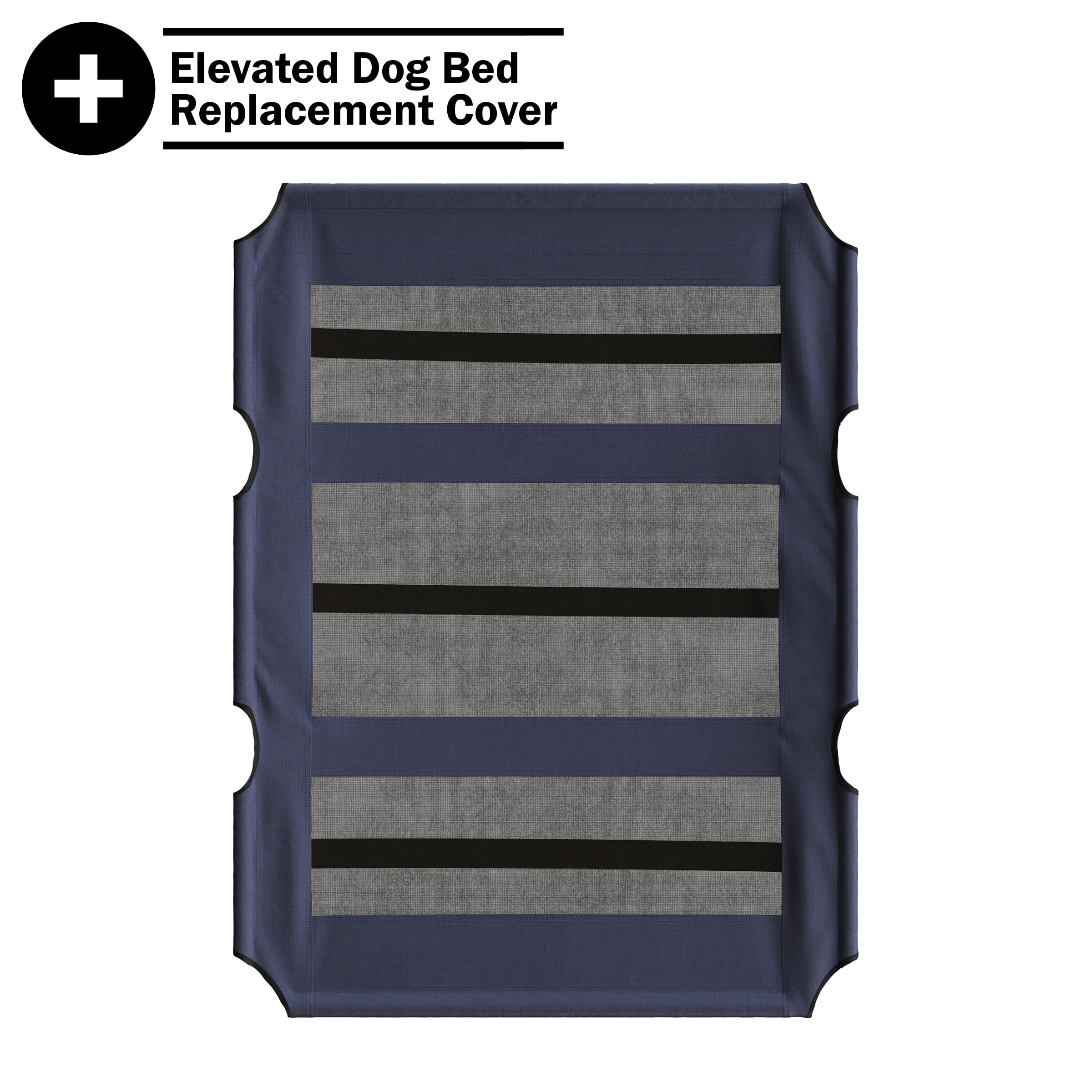 PETMAKER 48x36-Inch Waterproof Replacement Elevated Dog Bed Cover (Blue)