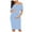 Light Blue, variant on Sentmoon Pregnant Clothes for Women Plus Size Ruffled Sleeveless Sun Dresses for Women 2025 Off-Shoulder Solid Color Slim Cute Dresses Soft and Comfortable for Girls Shower M