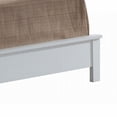 thumbnail image 6 of Queen Size metal platform bed frame with bright white finish for master bedroom, 6 of 6