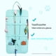 thumbnail image 4 of Bolsa de almacenamiento para juguetes para gatos, bolsa de almacenamiento gruesa para juguetes interactivos para gatos, organizador de peines y bocadillos, accesorios para gatos, 4 of 5