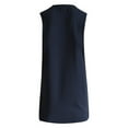 thumbnail image 4 of Mens Workout Tank Tops Thin Quick Dry Gym Bodybuilding Cut Off Sleeveless Muscle T Shirts Regular Fit Mens Tank Tops Navy XL, 4 of 4