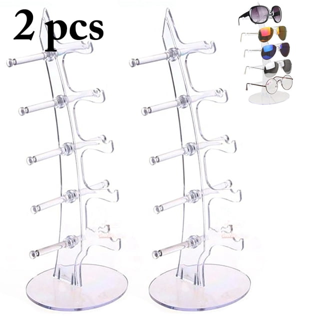 2PCS Glasses Display Stand Creative Detachable Sunglasses Rack Glasses Stand