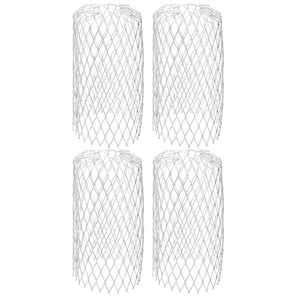 4Pcs Roof Gutter Guards Leaf Filters Mesh Gutter Strainers Cover Roof Gutter Protector