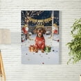 thumbnail image 2 of Happy New Year 2026 Dachshund Holiday Balloons Party Snow Vertical Matte Canvas Poster Wiener Dog Lover Gifts Idea Wall Art Home Decor - 13018, 2 of 5