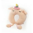 thumbnail image 4 of Mango Steam 19" Animal Travel Pillow with Waving Ears - Soft Plush for Kids - Unicorn, 4 of 6