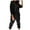 Black, variant on Hueook Tracksuit for Women Set Plus Size Hoodies Sweatshirt + Pants Sets Sports Wear Leisure Lounge Wear With Pocket Women's Outfits on Clearance Activewear Joggers