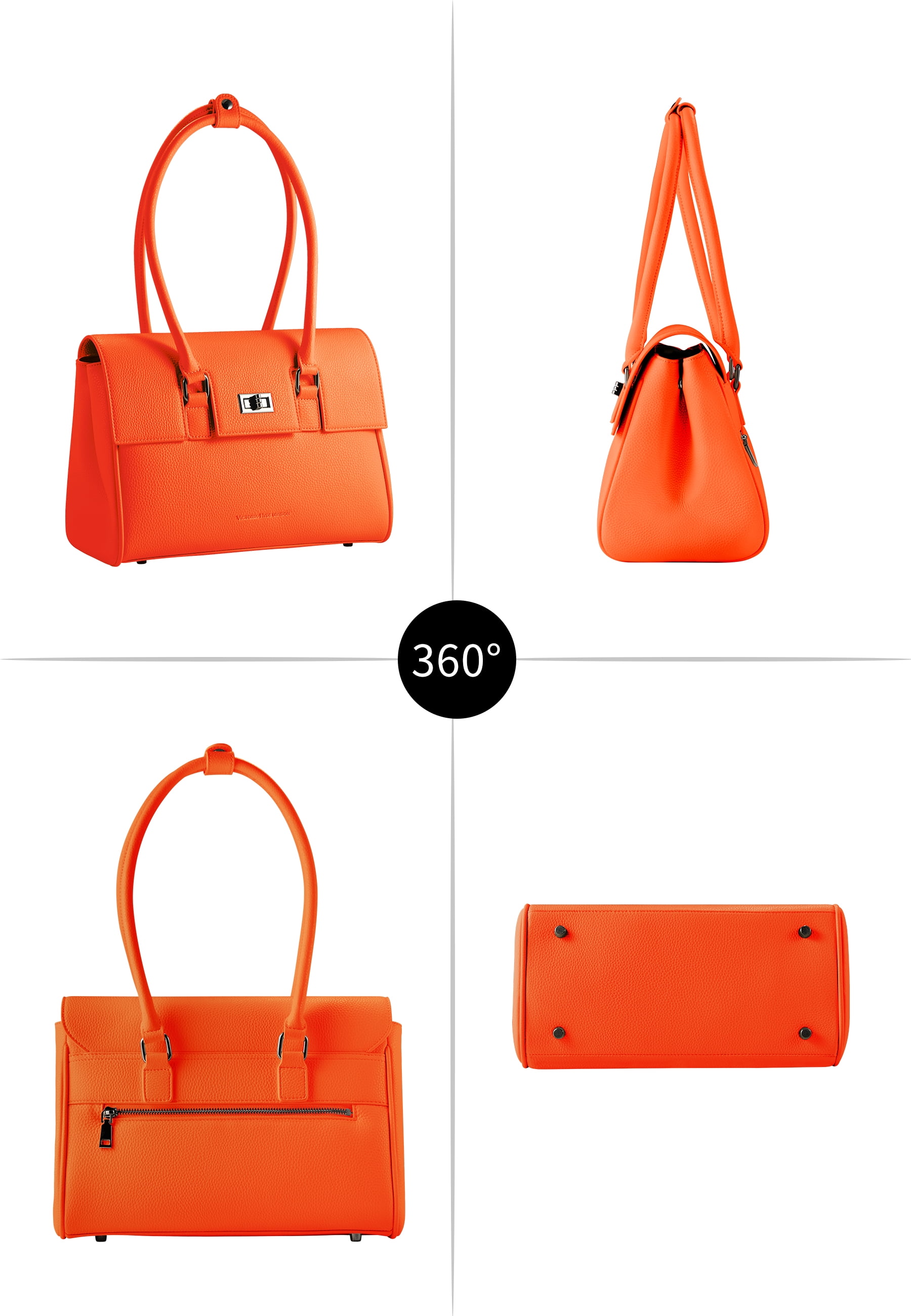 Victoria Hyde Jolene M Women Leather Handbags Briefcase Laptop Top Handle Bags