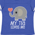thumbnail image 4 of Inktastic My Tia Loves Me Grandchild Boys or Girls Toddler T-Shirt, 4 of 5