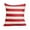 Red, variant on Orangide Striped Outdoor Waterproof Throw Pillow, Modern Decorative Cushion for Patio Porch, Fade Resistant for Living Room and Bedroom