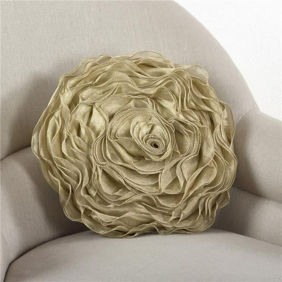 Saro Lifestyle Rose Charm Poly Filled Throw Pillow