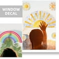 thumbnail image 4 of PTOOTP Window Stickers For Home Decorative Glass Sticker PVC Easy to Remove for Renters 2 Sheets, 4 of 7