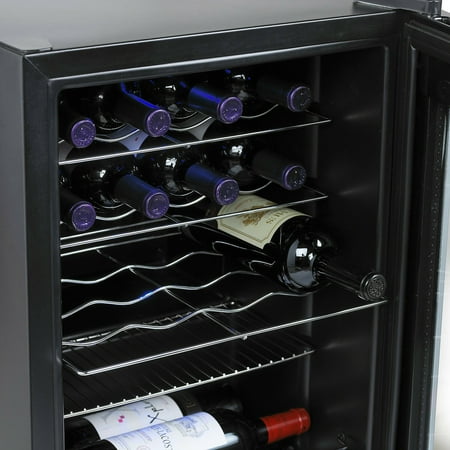 Wine Enthusiast - Evolution Series 20-Bottle Wine Refrigerator - Black