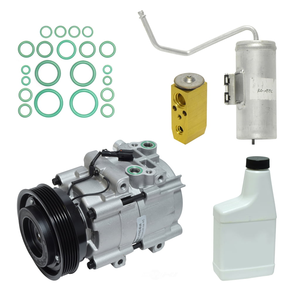 A/C Compressor and Component Kit -- Compressor Replacement Kit Fits select: 2003-2004 HYUNDAI SONATA GLS/LX, 2003-2006 KIA OPTIMA