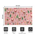 thumbnail image 5 of Pink Christmas Santa Pattern Door Rugs,Washable Non Slip Door Mats Indoor,Decorative Door Mats,Entry Mat Indoor for Entrance,Bedroom,Kitchen,Bathroom,20"x32", 5 of 6