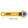 thumbnail image 3 of Cutting Round Knife, Sewing Leathercraft Rotatory Cutter With Paper For Leather 28mm, 3 of 8