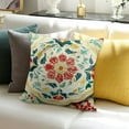 thumbnail image 3 of BANET Chinese Classical Style Three-Dimensional Pattern Cushion Cover Sofa Living Room Decoration Bed Printed Square Throw Pillow Cover White, 3 of 5
