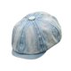 thumbnail image 5 of Boina para mujer, gorra de vendedor de periódicos, sombrero octogonal informal para viajes al aire libre, senderismo y viajes. Azul claro, 5 of 9