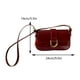 thumbnail image 4 of Bolso Hobo Con Hebilla para Mujer  Bandolera Informal Citas Diarias () Rojo, 4 of 4