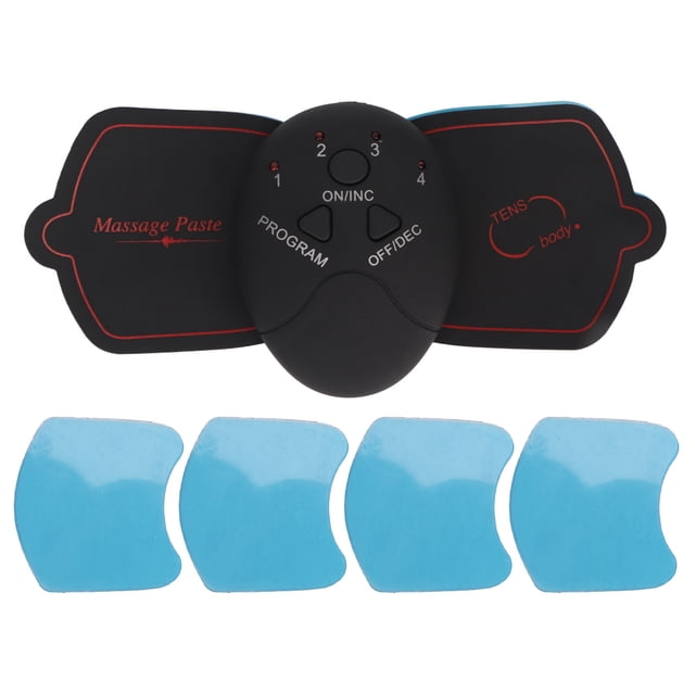 Parche de masaje cervical con microcorriente de 10 niveles para aliviar la fatiga, inalámbrico, portátil, reutilizable, impermeable.