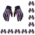 thumbnail image 2 of Sonducket Guantes de ciclismo de motocicleta de nailon para otoño e invierno, transpirables y cómodos, impermeables, rosa S rosa S 10Conjunto, 2 of 6