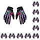 thumbnail image 2 of Guantes de otoño invierno para ciclismo de motocicleta Sonducket impermeables y duraderos rosa XL, 2 of 6