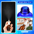 thumbnail image 5 of ACDANC 10 Pcs Nasal Spray Bottle,10Ml/0.35Oz 6 Pcs Glass Empty Brown Blue Scale Nasal Nose Spray Bottles Refillable with 2 Funnels and 2 Labels, 5 of 5