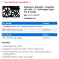 thumbnail image 2 of Auxiliary Fan Assembly - Compatible with 2009 - 2017 Volkswagen Tiguan 2.0L 4-Cylinder 2010 2011 2012 2013 2014 2015 2016, 2 of 2