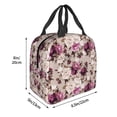 thumbnail image 3 of Sikiie Rose Flowers Lunch Bag for Women & Men Adult Insulated Lunch Box, Food Lunch Containers Lunch Tote Bags for Work, Travel, Outdoor, 3 of 8