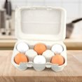 thumbnail image 4 of Juego de simulación de huevos de madera para niños juguete Montessori Ehuebsd  de 6 piezas para cocina comida y comida, 4 of 8