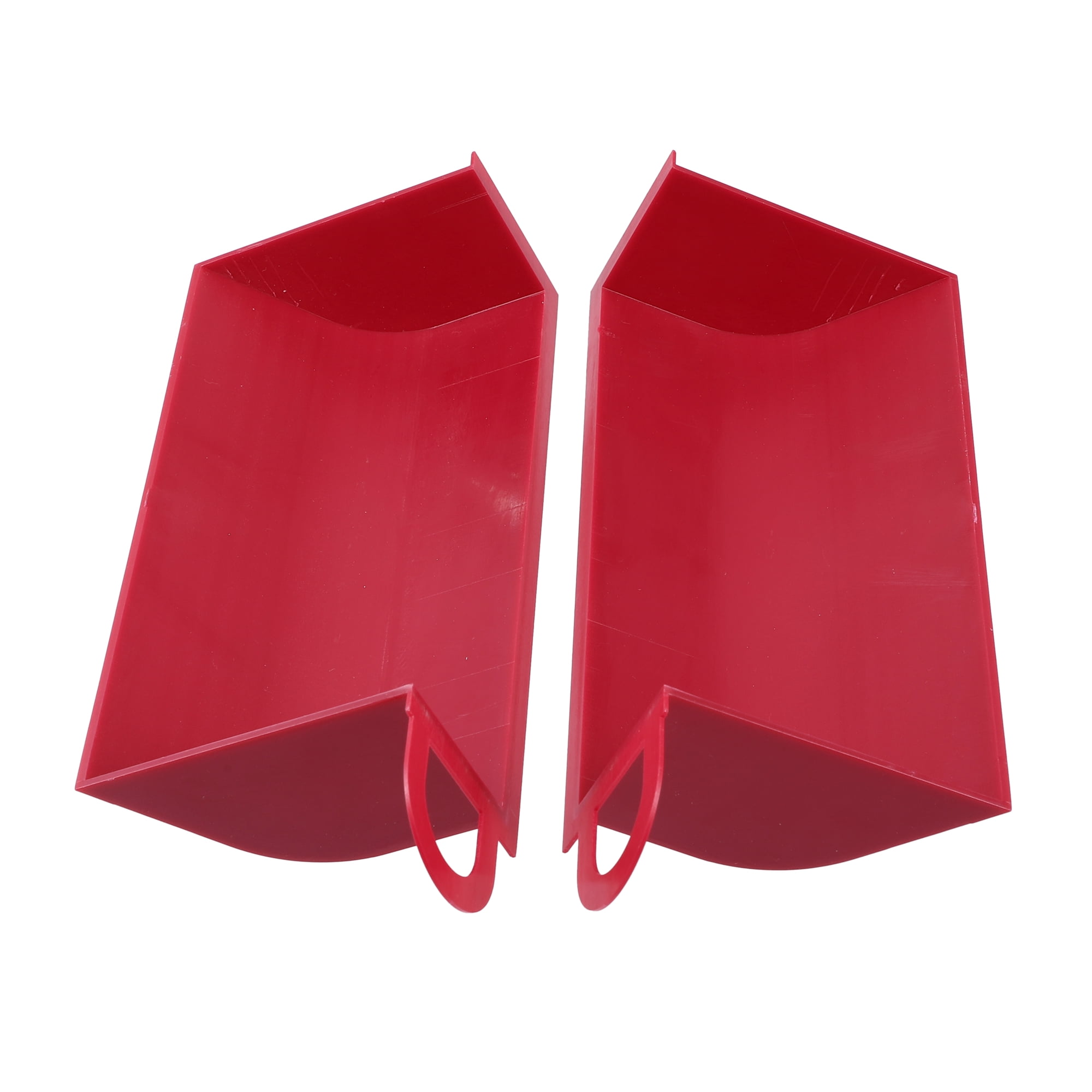 Unique Bargains 2pcs Hood Dynamic Cold Air Tuning Intake System Scoop for BMW E90/91/92/93 316d 318d 320d Red