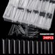 thumbnail image 5 of 240 unids/caja, cubierta completa, puntas de uñas artificiales falsas, herramienta para arte de uñas transparente Ndcxsfigh Cuidado Belleza, 5 of 8