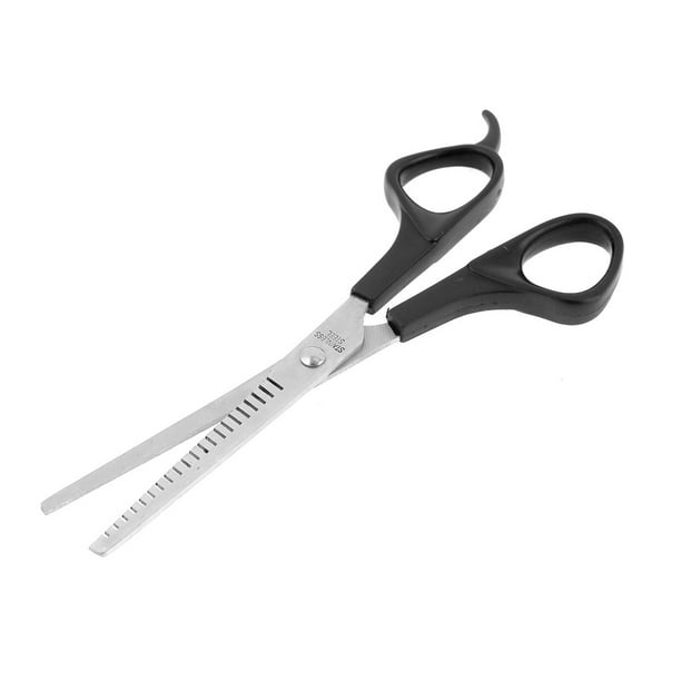 Silver Tone Black Hairdresser Barber Hair Cutting Thinning Scissors Shears