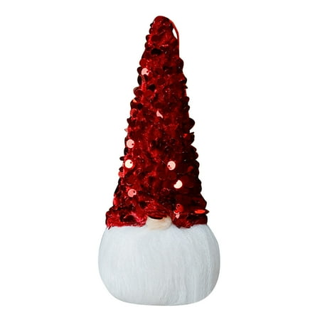 

Veki 1PCS Faceless Creative Decorations Tree Doll Christmas Doll Doll Hat Hanging Mini Knitted Christmas Home Decor Vintage Crystal Chandelier