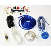 Audiotek X-KIT4-BL 4 Gauge Heavy Duty Amplifier Installation Pro Kit Cables 2000W Blue