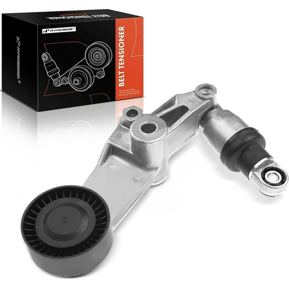 A-Premium Belt Tensioner Assembly with Pulley Compatible with Chevrolet Prizm 1998-2002 Pontiac Vibe 2003-2008 Toyota Corolla 1998-2008 L4 1.8L