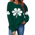 thumbnail image 3 of WRFWUL St. Patricks Day Shirts For Women Long Sleeve Crewneck Irish Sweatshirts Oversized Saint Patty's Pullover, 3 of 3