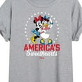 thumbnail image 3 of Disney - Americana - Americas Sweethearts - Women's Oversized T-Shirt, 3 of 5