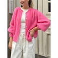 thumbnail image 5 of Hirigin Women's Casual Cardigan Sweater Button Down Crewneck Soft Knit Lightweight Going Out Pullover Tops, 5 of 8