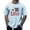 Light Blue, variant on Men's 250th Anniversary USA Patriotic Summer Casual Top American Flag Print Crew Neck Short Sleeve Daily Wear Tee