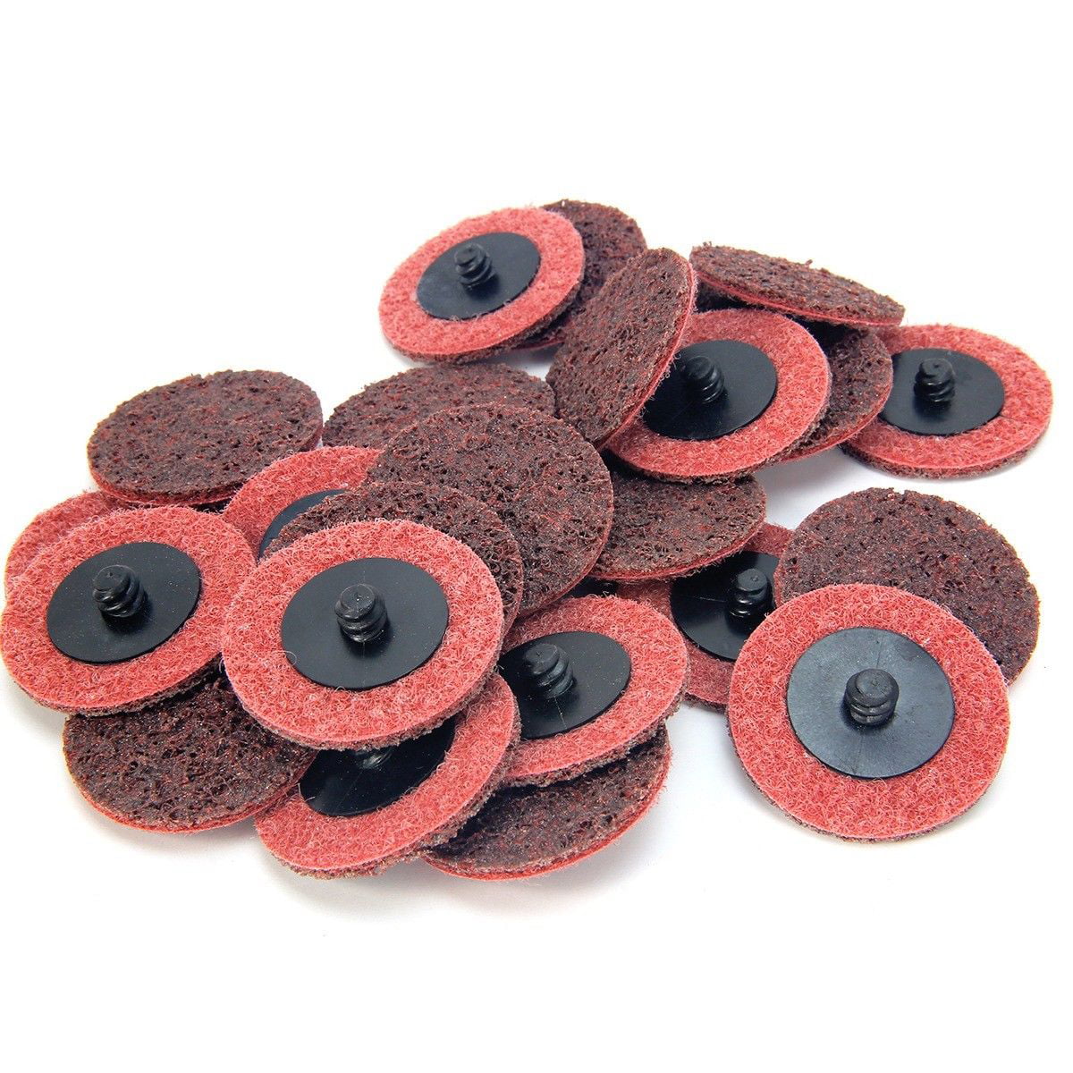 25-PACKS 3" inch Coarse Roloc Roll Lock Type Surface Sanding Conditioning Disc 